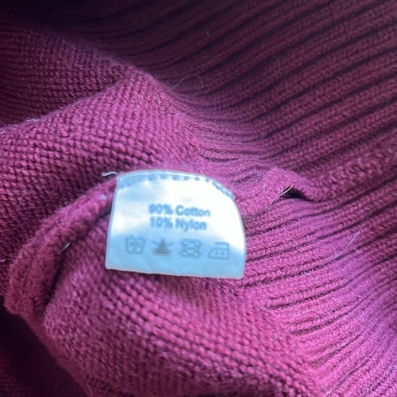 Patty Boutik Sweater Stripe Button Detail Size XL Long Sleeves Ribbed Shoulder - Picture 13 of 16